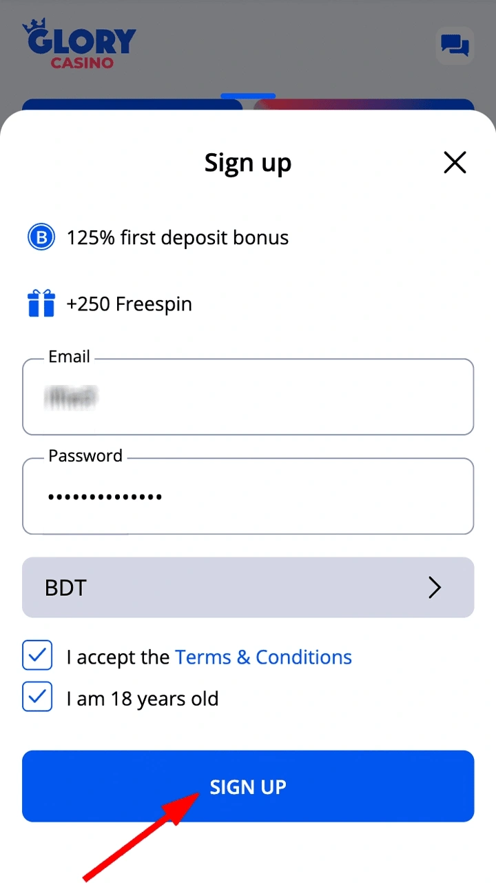 Create an account